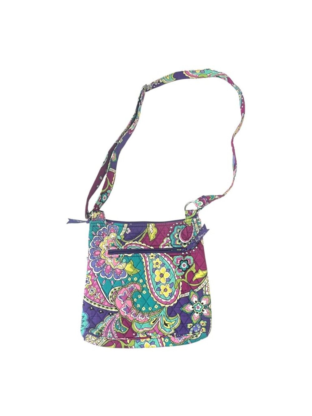 Vera Bradley Crossbody Purse Flowered 11" x 11"